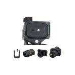 ⁦حامل كاميرا ثلاثي القوائم 3366 برأس دوار 360 درجة أفقيًا ورأسيًا - لكاميرات DSLR .⁩ - الصورة ⁦10⁩