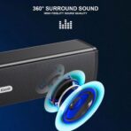 ⁦Kisonli سماعة كيسونلي I-650 للكمبيوتر - صوت ستيريو 2.0 مع اتصال USB 2.0 .⁩ - الصورة ⁦5⁩