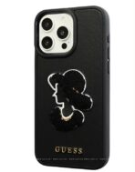 جراب جلدي GUESS نسائي مطرز صُمّم خصيصًا لهاتف iPhone 14 Pro Max