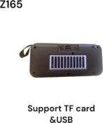 ⁦راديو قابل لإعادة الشحن Z165 – ZERO يعمل بالطاقة الشمسية يدعم محرك فلاش ميموري وبطاقة ذاكرة ويعمل بالطاقة الشمسية مع مصباح يدوي بلون أحمر⁩ - الصورة ⁦3⁩