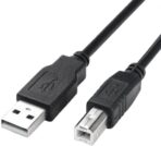 ⁦كابل طابعة  USB 2 ذكر إلى للسكانر-طابعة اتش بي وكانون وديل وابسون وليكسمارك وزيروكس وسامسونج وغيرها  3 متر⁩ - الصورة ⁦3⁩