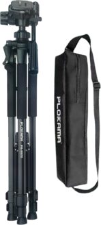 ⁦ترايبود ثلاثي القوائم لكاميرا الفيديو PK 9970 من plokama بزاوية 360 درجة يصل الى180 سم، لجلسات التصوير الاحترافيه و صناع المحتوى ,و الفيديو ومتوافق مع الموبايلات والكاميرات مع بلوتوث⁩ - الصورة ⁦6⁩