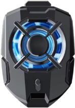 ⁦مبرد موبايل للالعاب (DLA7)، مروحة تبريد مع مشتت حراري باضاءة LED اشباه الموصلات، حافظة تبريد ، لالعاب جوالات ايفون/اندرويد، درجة حرارة الهاتف الذكي⁩ - الصورة ⁦2⁩