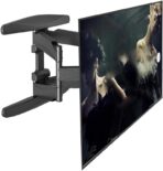 ⁦حامل تلفزيون يثبت على الحائط بحركة كاملة (P5) لمعظم شاشات تلفزيون الليد وLCD مقاس 32-60 بوصة، قابل للتعديل والدوران، يدعم وزن يصل إلى 36.4 كجم⁩ - الصورة ⁦4⁩