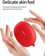 ⁦جراب حماية من السيليكون لسماعات ريلمي بادز اير 5، غطاء متين مضاد للصدمات⁩ - الصورة ⁦5⁩