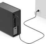 ⁦كابل باور أصلي عالي الجودة، 1.8 متر 16 امبير، مصنوع 100% من النحاس النقي – عزل قياسي متين – لأجهزة الكمبيوتر والطابعات وكافة الأجهزة الإلكترونية المماثلة⁩ - الصورة ⁦5⁩