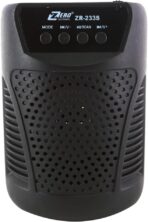 ⁦مكبر صوت ZR-233S اللاسلكي من زيرو، محمول بتقنية بلوتوث ومزود بقارئ بطاقات SD/AUX/USB - اسود⁩ - الصورة ⁦5⁩