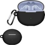 ⁦حافظة سيليكون متوافقة مع سماعات هواوي فري بادز 6i -5iواقية من السيليكون الناعم مضادة للصدمات حلقة تعليق لهواوي⁩ - الصورة ⁦3⁩