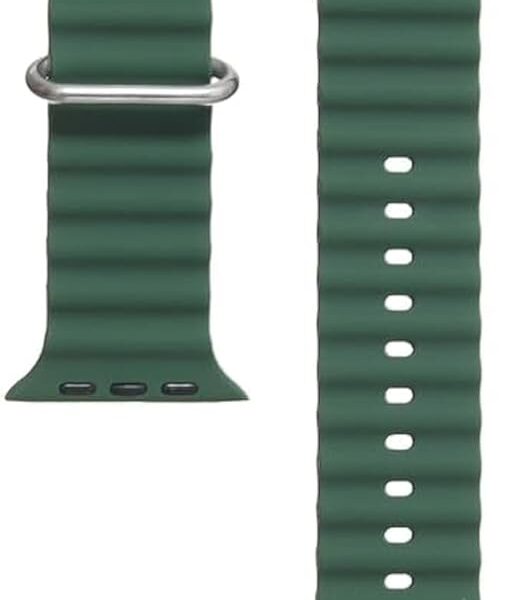 سوار سيليكون مضلع  لساعات ابل الذكية مقاس 41-40-38 مم الترا