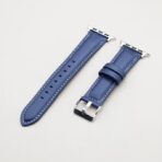 ⁦سوار جلد طبيعي متوافق مع اي ووتش سيريس 1/2/3/4/5/6/7/8/9/10/الترا/الترا2 مقاس 42/44/46/49 تصميم أنيق ومريح للاستخدام اليومي.⁩ - الصورة ⁦4⁩