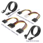 ⁦كابل ساتا لنقل المعلومات من القرص الصلب لأجهزة الكمبيوتر من وصلات .⁩ - الصورة ⁦2⁩