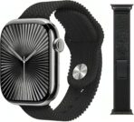 ساعة HK 10 برو بلاس (HK 10 pro plas) بتفتح كتب الإلكترونيه -يمكن تسجيل صوت من علي - تربط الساعة بالسماعة - NFC - بلوتوث - أحزمة 2 أحزمة - مقاومة للماء - شاحن لاكي اسود