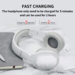 ⁦سماعات Somic Ms300 ستيريو لاسلكية جديدة بتقنية البلوتوث CVC لتقليل الضوضاء للهواتف المحمولة والألعاب والسفر⁩ - الصورة ⁦7⁩