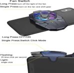 ⁦وحدة تحكم العاب الجوال AK03 من ميمو، مبرد مروحة العاب محمول قابل للفصل عالي التردد، مبرد عصا تحكم العاب بابجي مع اضاءة RGB⁩ - الصورة ⁦5⁩