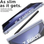 ⁦جراب شفاف لموبايل سامسونج جالاكسي Z فولد 5 ، مغناطيسي مقاوم للصدمات ومضاد للإصفرار متوافق مع موبايل 5G (2023) - أكريليك⁩ - الصورة ⁦6⁩