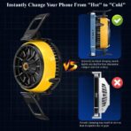 ⁦مبرد الموبايل  dla6 - مروحة تبريد شبه موصل بمشبك خلفي للألعاب / والبث المباشر للتيك توك ومدونات الفيديو، تدعم الهواتف الذكية بعرض 58-98 ملم، هاتف ذكي، 8 دبابيس⁩ - الصورة ⁦8⁩