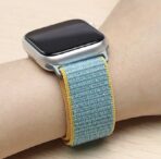 ⁦سوار رياضي من النايلون متوافق مع ساعة ابل 44 ملم و38 ملم و 42 ملم و 40 ملم  واي ووتش اصدارات 7 6 5 4 SE⁩ - الصورة ⁦9⁩