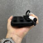 ⁦جراب هاتف ثلاثي الأبعاد مزود بكأس شفط مع حزام حبل لهاتف iPhone 17 Pro Max غطاء واقٍ ناعم من الصدمات⁩ - الصورة ⁦3⁩