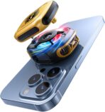 ⁦مبرد موبايل اكس ميمو CX12 مع شاشة رقمية ووحدة بطارية بإضاءة الفضاء اللوني ار جي بي، مروحة ردياتير محمولة شبه موصلة للألعاب والبث المباشر ومدونات الفيديو⁩ - الصورة ⁦5⁩