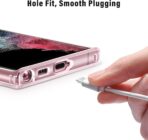 ⁦جراب شفاف لموبايل سامسونج جالاكسي S22، متوافق مع شحن ماج سيف، جراب رفيع للغاية وواقي كامل مضاد للصدمات (جالاكسي S22، شفاف)⁩ - الصورة ⁦2⁩