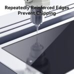 ⁦شاشة حماية لحماية الخصوصية لموبايل سامسونج S24 الترا من جوي روم، لون أسود⁩ - الصورة ⁦6⁩