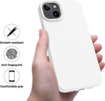 ⁦جراب حماية سيليكون  لموبايل آيفون 15، حماية رائعة وتصميم أنيق، متوافق مع الشحن اللاسلكي، يحمي من الصدمات والخدوش⁩ - الصورة ⁦3⁩