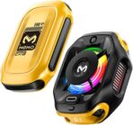 مبرد موبايل اكس ميمو CX12 مع شاشة رقمية ووحدة بطارية بإضاءة الفضاء اللوني ار جي بي، مروحة ردياتير محمولة شبه موصلة للألعاب والبث المباشر ومدونات الفيديو