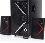 ⁦نظام مكبر صوت TIGER R-5020 مضخم خشبي جودة رقمية مدمج مداخل SD وUSB وAUX⁩ - الصورة ⁦3⁩