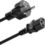 ⁦كابل باور أصلي عالي الجودة، 1.8 متر 16 امبير، مصنوع 100% من النحاس النقي – عزل قياسي متين – لأجهزة الكمبيوتر والطابعات وكافة الأجهزة الإلكترونية المماثلة⁩ - الصورة ⁦8⁩