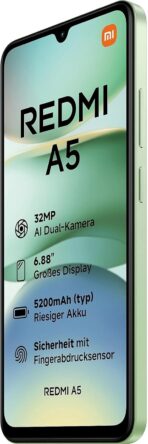 ⁦موبايل شاومي ريدمي A5 الذكي بذاكرة 4GB + 128GB .⁩ - الصورة ⁦10⁩