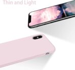 ⁦جراب من اوتوفلاي لايفون اكس اس ماكس، جراب ايفون بتصميم رفيع للغاية، جراب جل سيليكون سائل مع حماية لكامل هيكل الموبايل، جراب مضاد للخدش والصدمات⁩ - الصورة ⁦4⁩