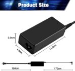 ⁦شاحن محول تيار متردد 65 وات 195 فولت 333 امبير لكمبيوتر اتش بي كروم بوك 14 سيريز نوت واتش بافيليون 15 يناسب 709985-003 714657-001 PA-1650-32HE 709985-001 710412-001 709985-002، أزرق.⁩ - الصورة ⁦2⁩