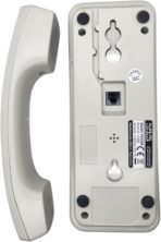 ⁦هاتف أرضي بسلك 116BE، هاتف منزلي ومكتبي موثوق به بصوت واضح وسهل الاتصال وتصميم متين من العدل تك، لون أبيض⁩ - الصورة ⁦3⁩