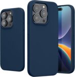 جراب موبايل آيفون 15 برو سيليكون ناعم وبولي يوريثين مقاوم للحرارة