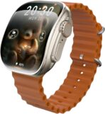 ساعة ذكية X10 الترا 3 بشاشة منحنية بتقنية NFC ، تصميم انيق 49 ملم، متتبع اللياقة البدنية، شحن لاسلكي، تطبيق ويرفيت برو للجوال في متجر iOS واندرويد للرجال والنساء .