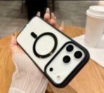 جراب هاتف حماية مغناطيسي لموبايل ايفون 17 برو 6.3 بوصة متوافق مع ماج سيف، غطاء ممتص للصدمات ومضاد للخدش