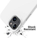 ⁦جراب حماية سيليكون  لموبايل آيفون 15، حماية رائعة وتصميم أنيق، متوافق مع الشحن اللاسلكي، يحمي من الصدمات والخدوش⁩ - الصورة ⁦4⁩