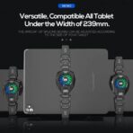 ⁦مبرد موبايل ميمو DL05، مروحة تبريد ردياتير مع شاشة عرض درجة الحرارة، للألعاب والفيديو المباشر/مدونة الفيديو، يدعم بعرض 6 - 8 سم، ألعاب شبه موصل، مشتت حراري للتبريد، 2 دبوس⁩ - الصورة ⁦3⁩