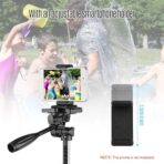 ⁦حامل كاميرا ثلاثي القوائم 3366 برأس دوار 360 درجة أفقيًا ورأسيًا - لكاميرات DSLR .⁩ - الصورة ⁦15⁩