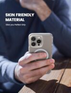 ⁦جراب حماية ماج سيف لموبايل ايفون 16 برو ماكس فقط من لاميكال [شفاف للغاية ومضاد للاصفرار]  مقاوم للخدش، حماية الشاشة والعدسات، مغناطيس قوي⁩ - الصورة ⁦2⁩