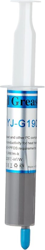مركب معجون شحم حراري من السيليكون للمشتت الحراري لوحدة المعالجة المركزية، 30 جرام