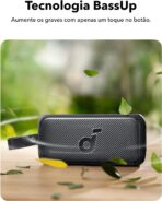 ⁦انكر SoundCore Motion 300 سماعة بلوتوث  لاسلكي محمول عالي الدقة مع باس اب، بلوتوث مع تقنية سمارت تون، صوت ستيريو 30 وات، تشغيل 13 ساعة، مقاوم للماء IPX7، أسود⁩ - الصورة ⁦3⁩