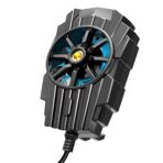 مروحة تبريد للموبايل G6 بمنفذ USB، مبرد للألعاب 5 فولت لتبديد الحرارة مع كابل بطول 1 م، أسود