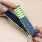 ⁦سوار رياضي من النايلون متوافق مع ساعة ابل 44 ملم و38 ملم و 42 ملم و 40 ملم  واي ووتش اصدارات 7 6 5 4 SE⁩ - الصورة ⁦8⁩