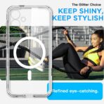 ⁦جراب لموبايل سامسونج جالاكسي S25 بلس من ايه اي كيس متوافق مع ماج سيف شفاف ومغناطيسي متين لا يصفر شديد التحمل ومقاوم للصدمات والسقوط، غطاء موبايل مغناطيسي آمن لموبايل جالاكسي S25 بلس⁩ - الصورة ⁦9⁩