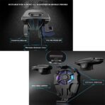 ⁦وحدة تحكم العاب الجوال AK03 من ميمو، مبرد مروحة العاب محمول قابل للفصل عالي التردد، مبرد عصا تحكم العاب بابجي مع اضاءة RGB⁩ - الصورة ⁦7⁩