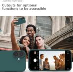 ⁦جراب سيليكون ناعم الملمس ومقاوم للصدمات والغبار ومضاد للانزلاق ، جراب موبايل ارمور يغطي الهيكل بالكامل لموبايل آبل آيفون 16 بلس⁩ - الصورة ⁦6⁩