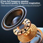 ⁦مكبر صوت بلوتوث لاسلكي محمول يدعم ستيريو USB وشريحة Micro SD وراديو اف ام، متعدد الألوان (JL-28)⁩ - الصورة ⁦5⁩