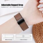 سوار ساعة مغناطيسي من الجلد لساعة هواوي  باند 8