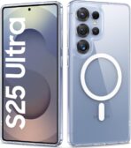 ⁦جراب حماية مغناطيسي من السيليكون رفيع وقوي وبحماية عسكرية ومضاد للصدمات والسقوط متوافق مع ماج سيف لموبايل سامسونج جالاكسي S25 الترا⁩ - الصورة ⁦7⁩